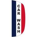 "CAR WASH" 3' x 8' Stationary Message Flutter Flag